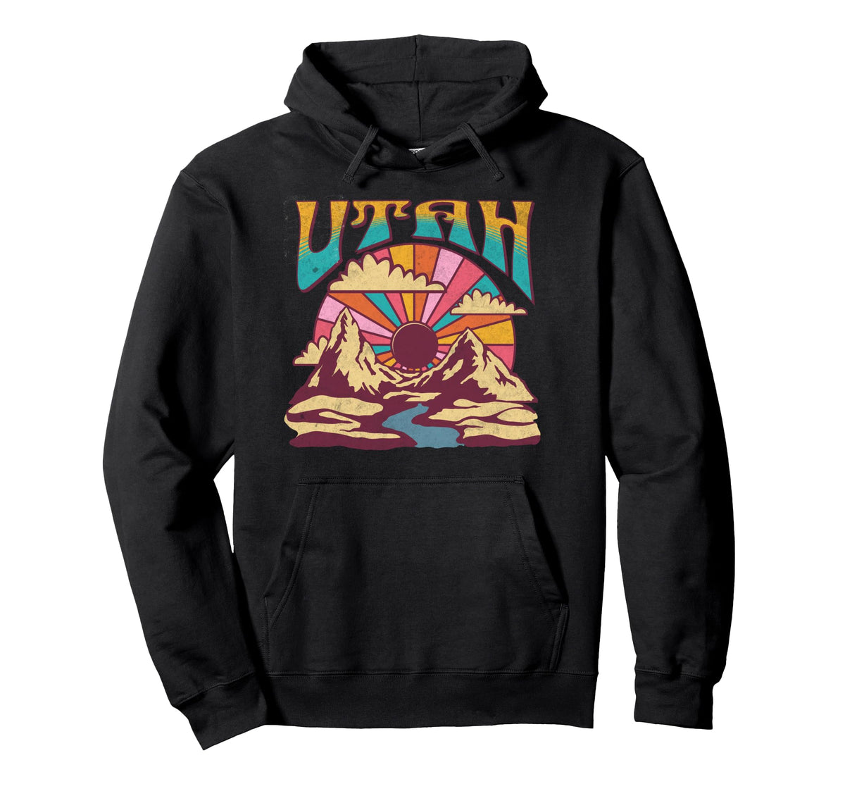 Utah Usa Outdoor Sweatshirt - Fun Novelty Design Unisex