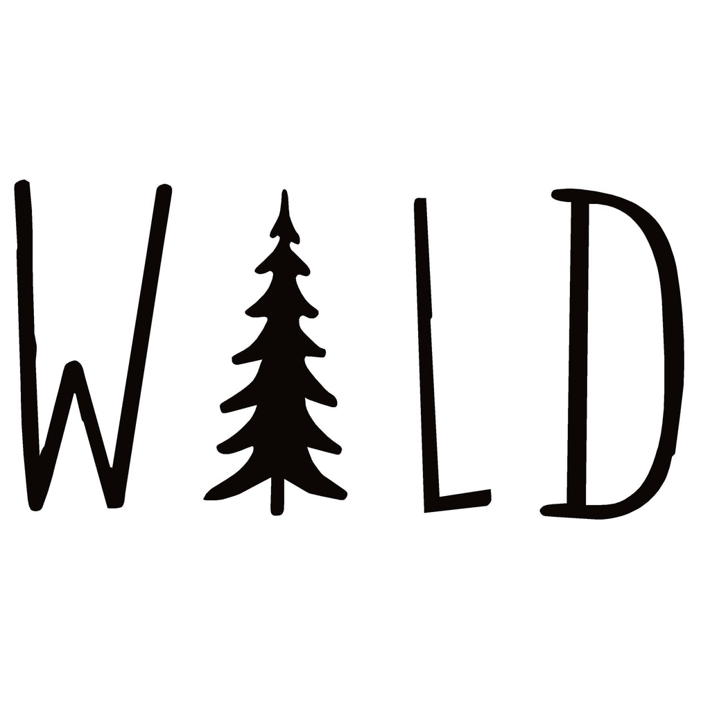 Wild Outdoors Decal – Adventure Quote Vinyl Car Sticker 7286