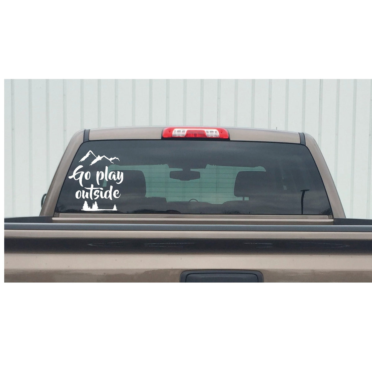Go Play Outside Decal – Outdoor Adventure Vinyl Sticker 7311