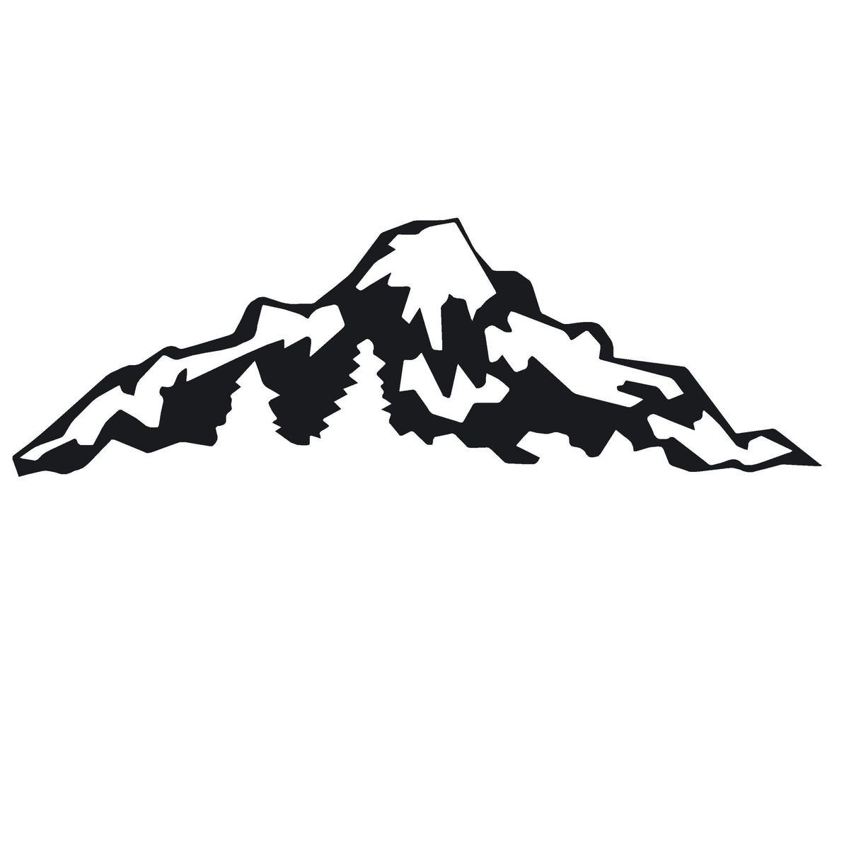 Rocky Mountains Decal – Outdoor Adventure Vinyl Car Sticker 7449