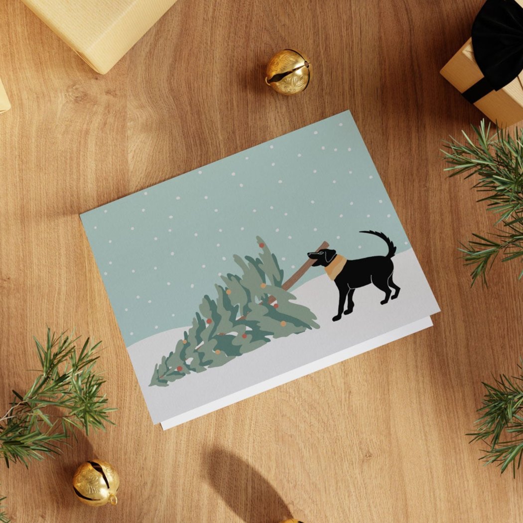 I Found A Stick Greeting Card
