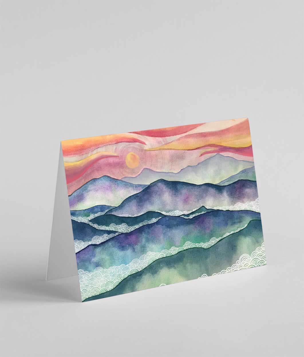 Blue Ridge Mountains Greeting Card