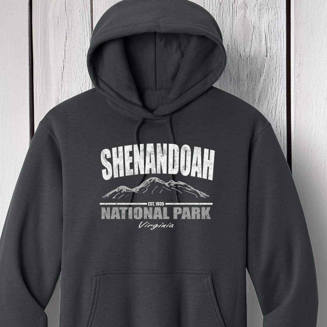 Shenandoah National Park Virginia Hoodie – Vintage Mountain Graphic Pullover Sweatshirt