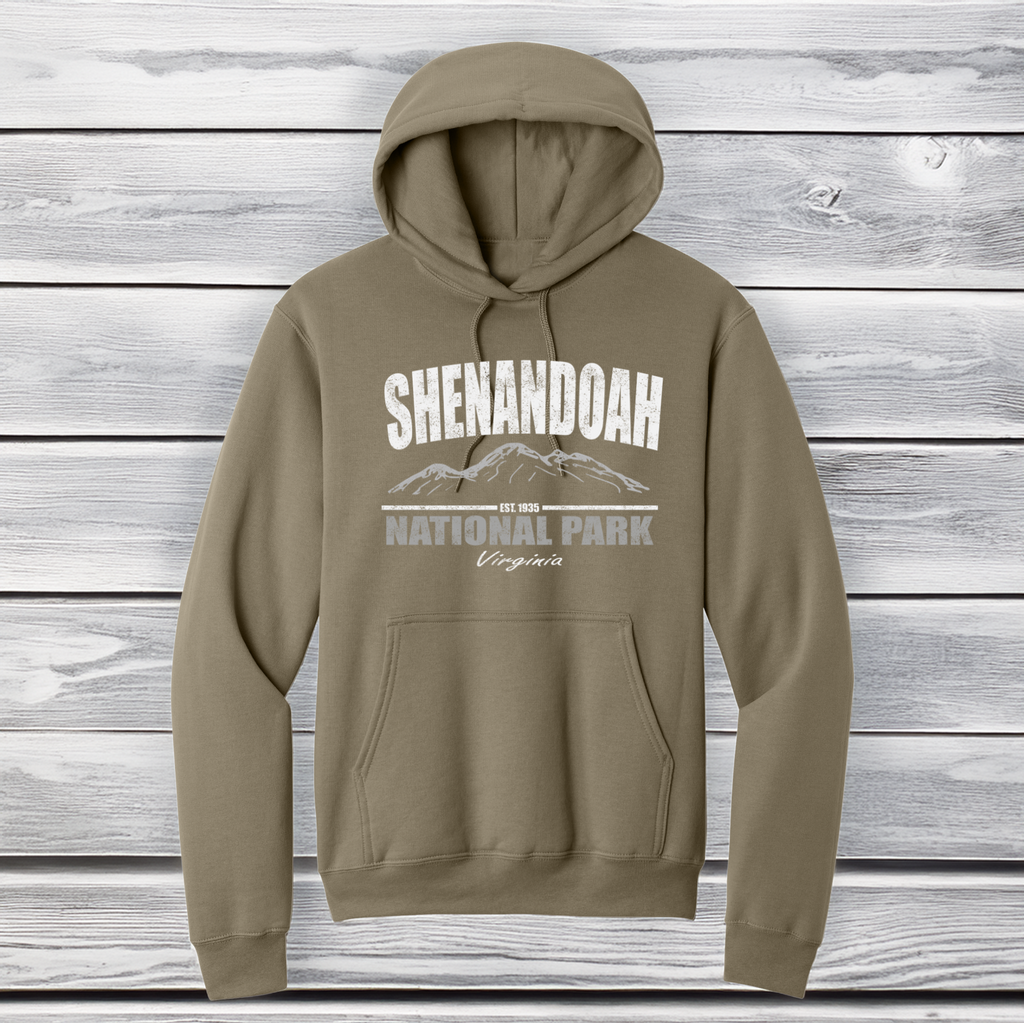 Shenandoah National Park Virginia Hoodie – Vintage Mountain Graphic Pullover Sweatshirt