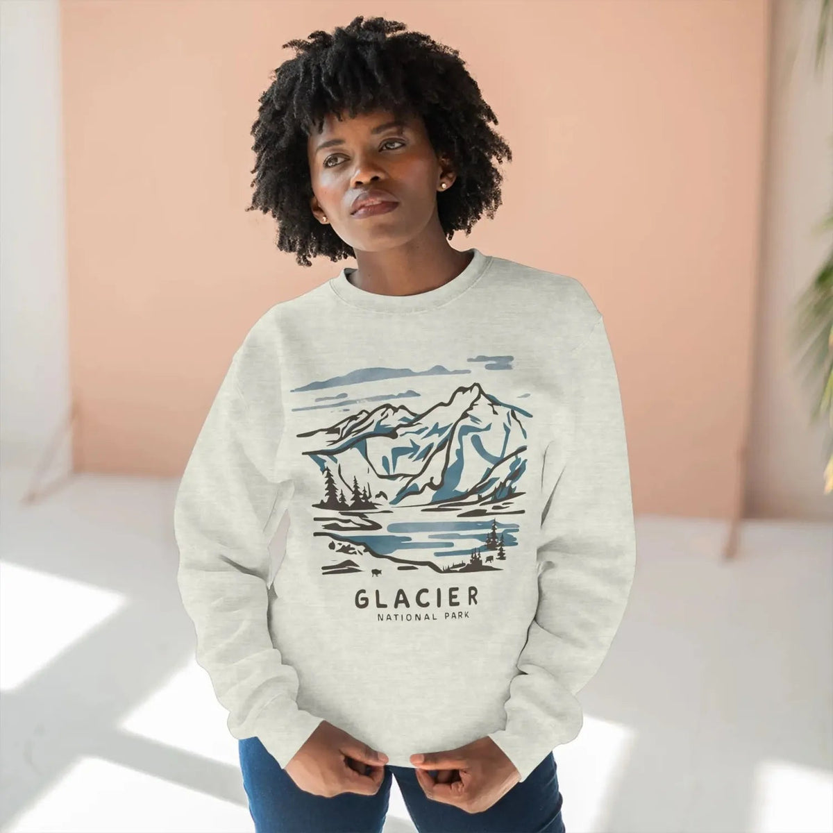 Glacier National Park Crewneck Sweatshirt