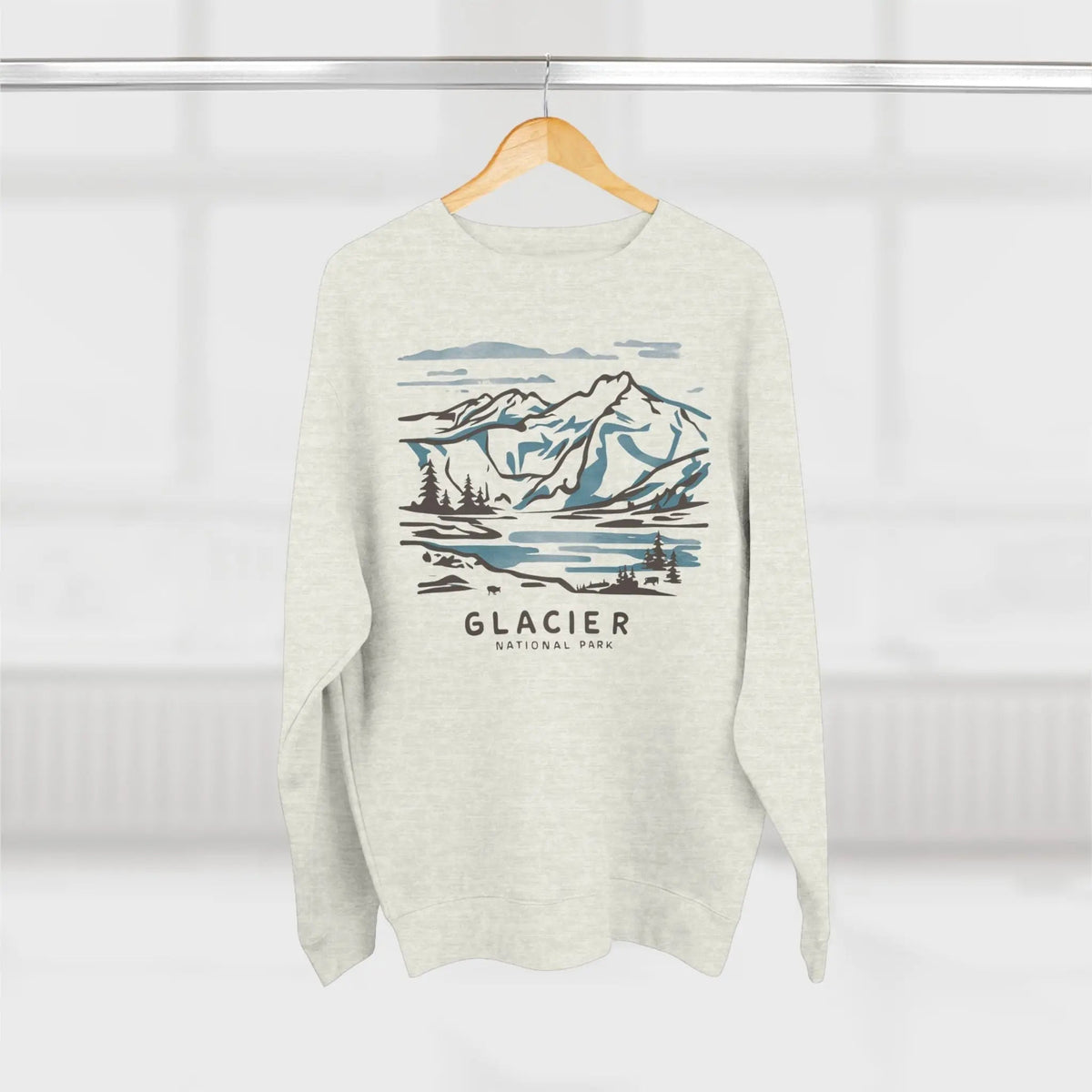 Glacier National Park Crewneck Sweatshirt