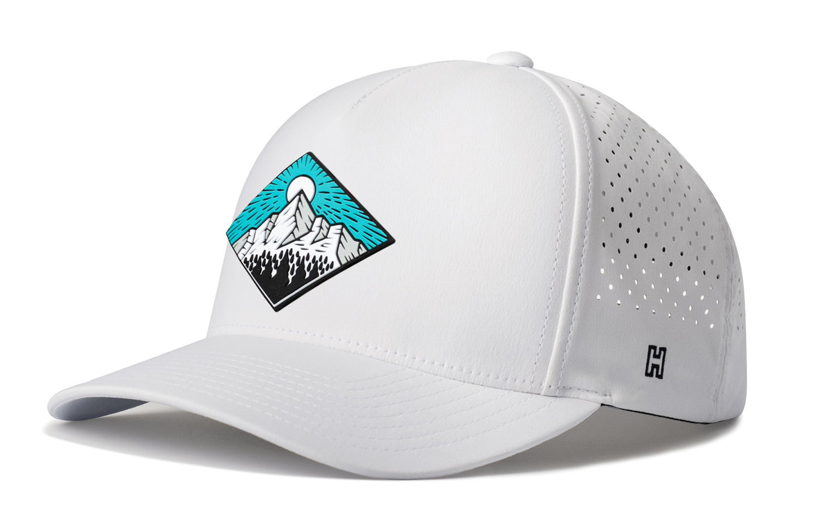 Diamond Mountain and Trees Performance 5-Panel Hat  |  Outdoors Flexfit Snapback