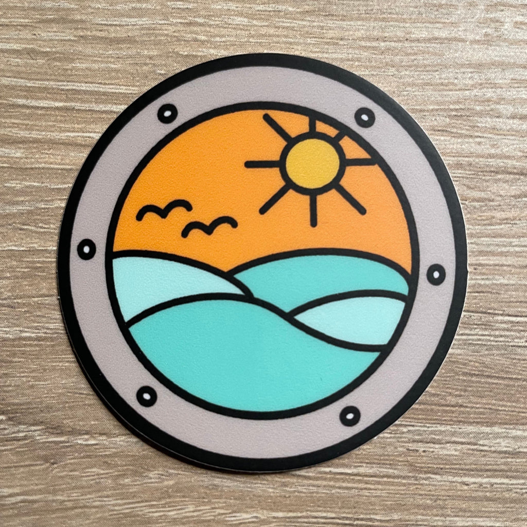 Cruise Ship Porthole Sticker