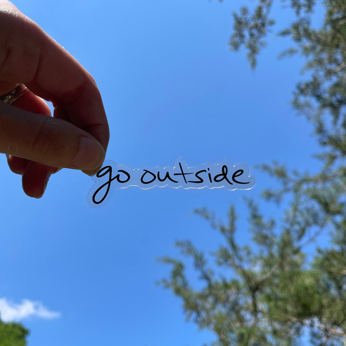 Go Outside Sticker