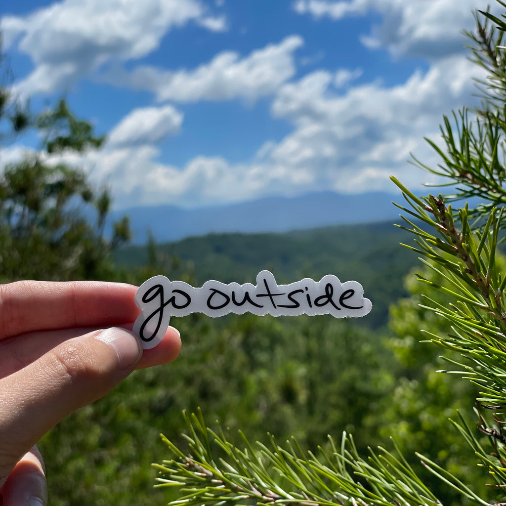 Go Outside Sticker