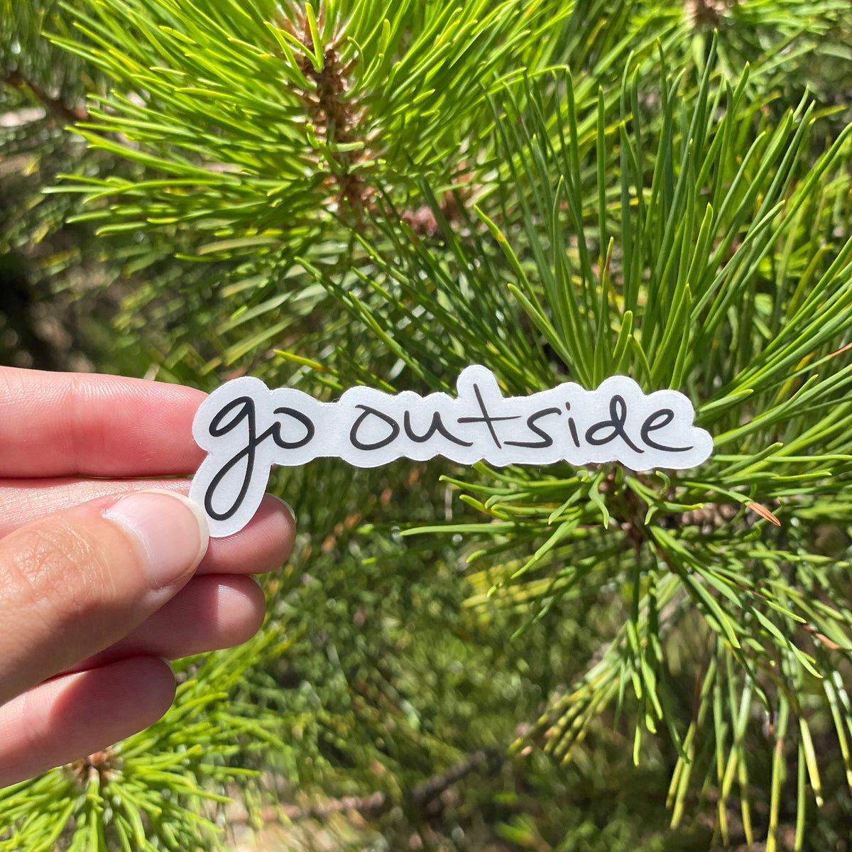 Go Outside Sticker