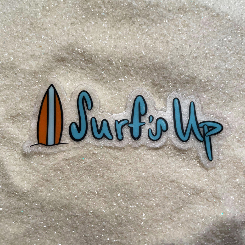 Surfs Up Surfboard Sticker