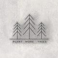 Plant More Trees Sticker