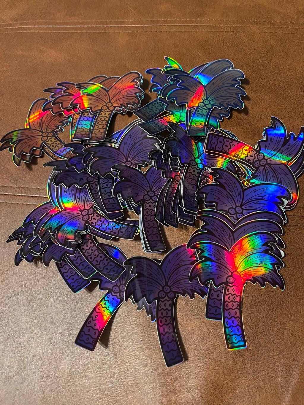 Palm Tree Sticker | Holographic