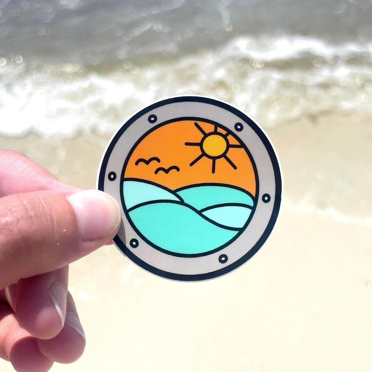 Cruise Ship Porthole Sticker