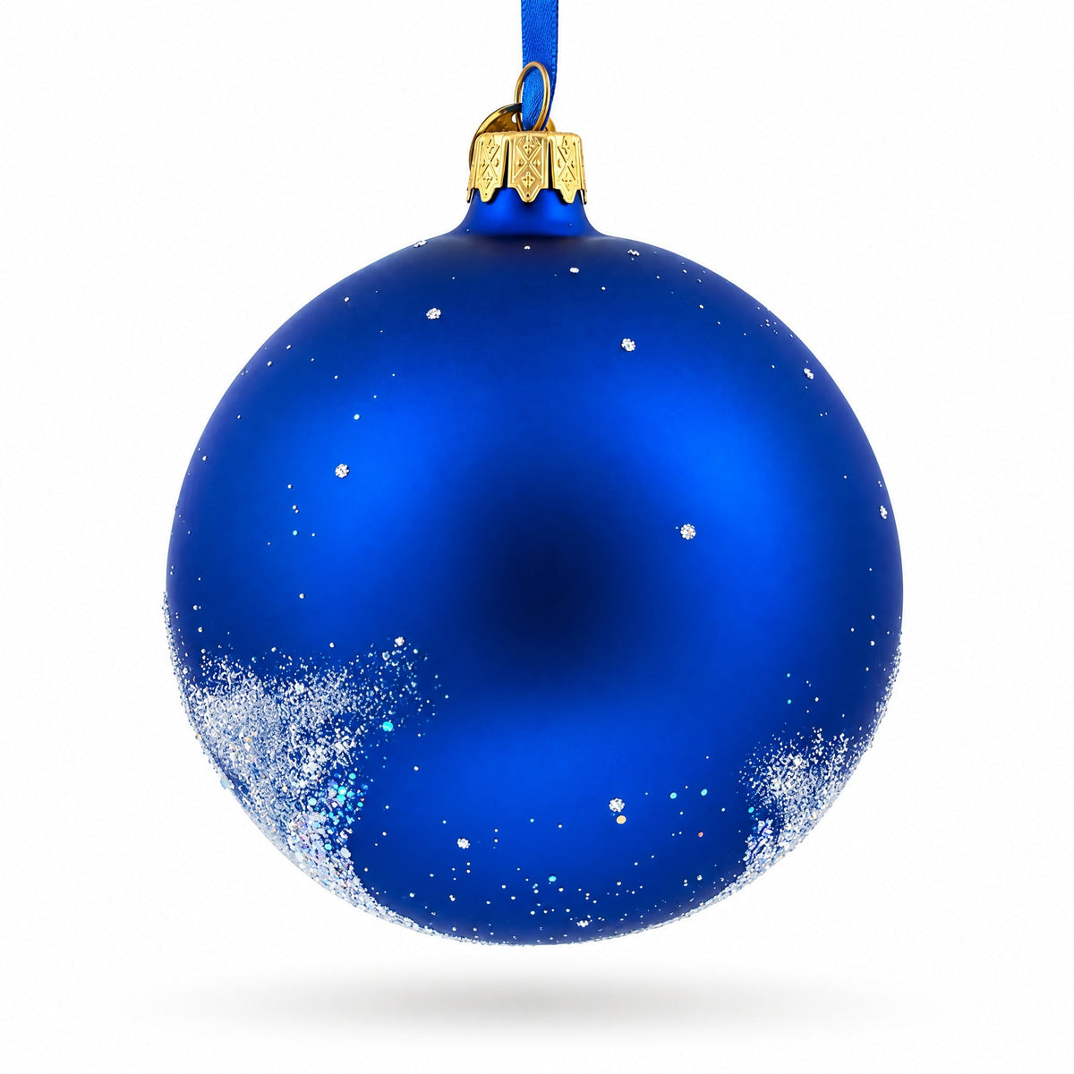 Colorful Kayaks Glass Ball Christmas Ornament 4 Inches