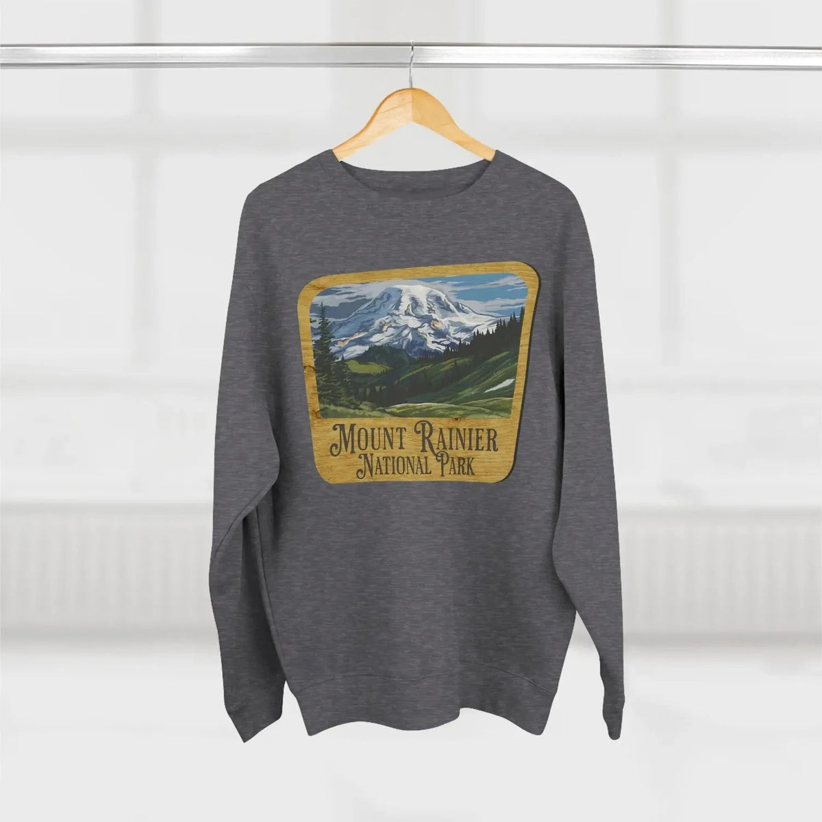 Mount Rainier National Park Crewneck Sweatshirt