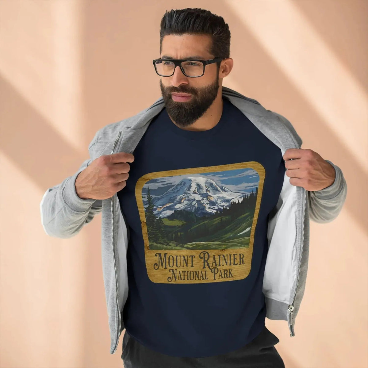 Mount Rainier National Park Crewneck Sweatshirt
