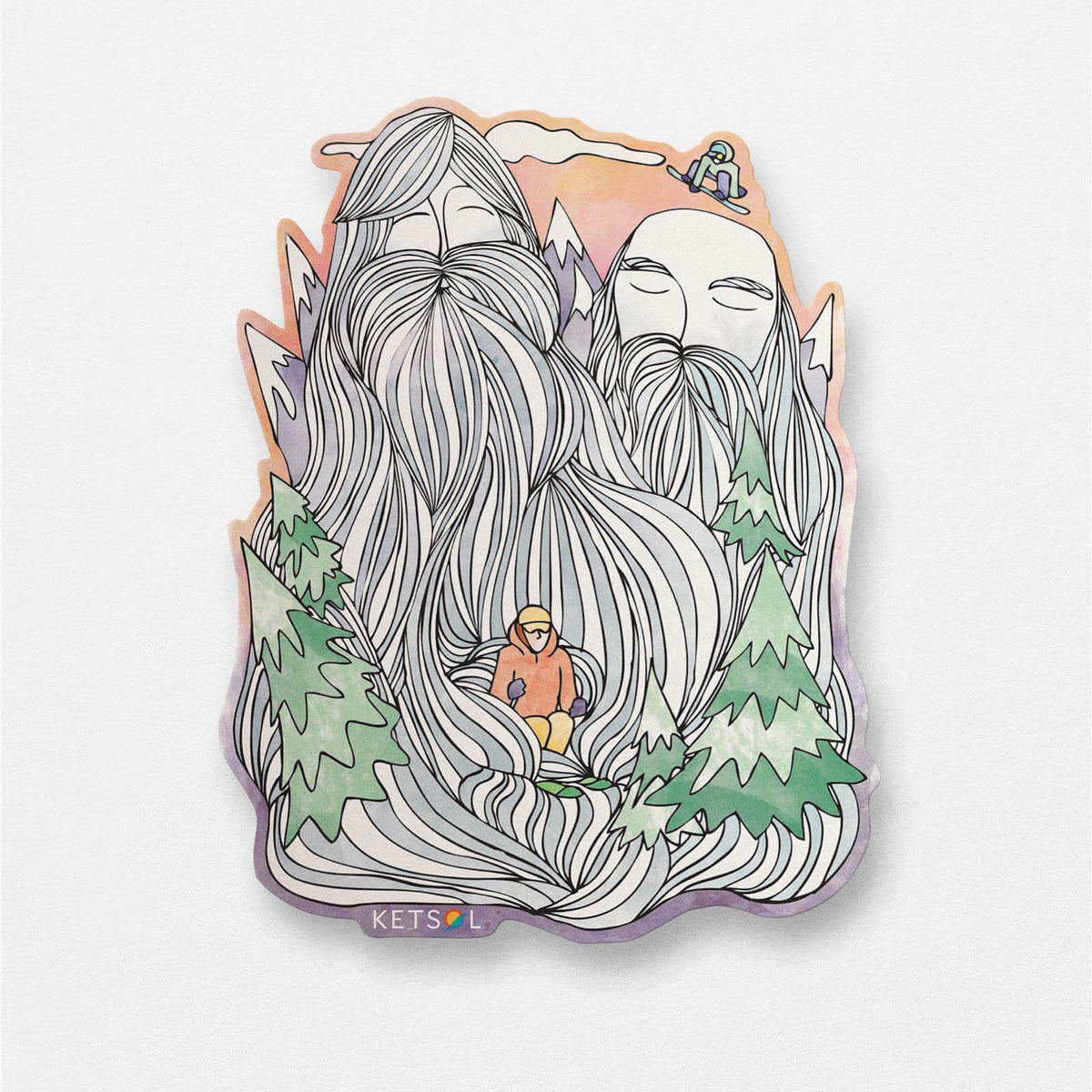 Mountain Men Sticker