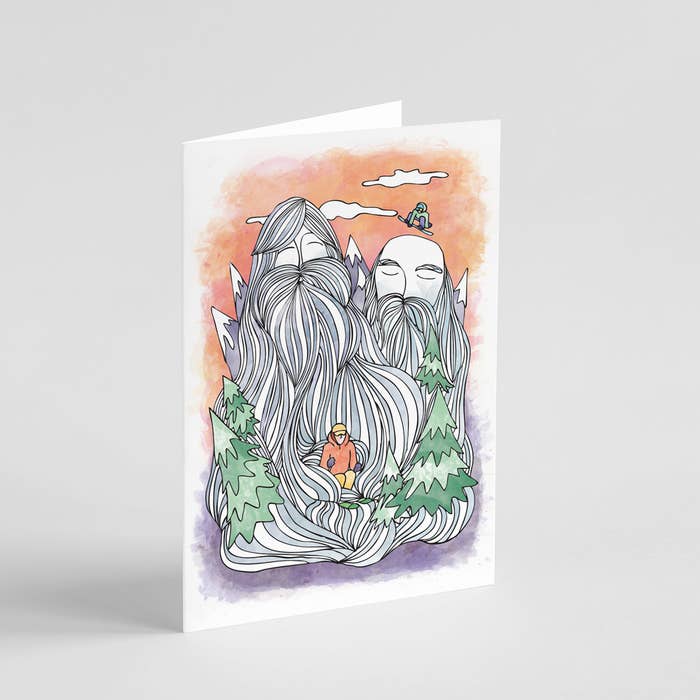 Mountain Men Greeting Card